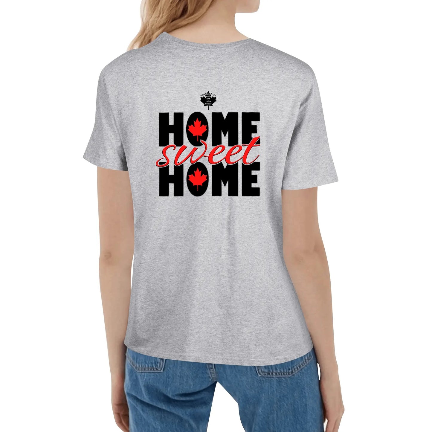 Home Sweet Home BC Canada - Women's Super Soft 100% Cotton T-Shirts