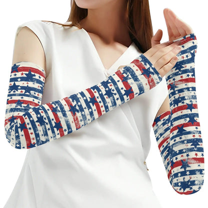 National Love - Cooling Arm Sleeves Arm Cover for UV Sun Protection Gifts