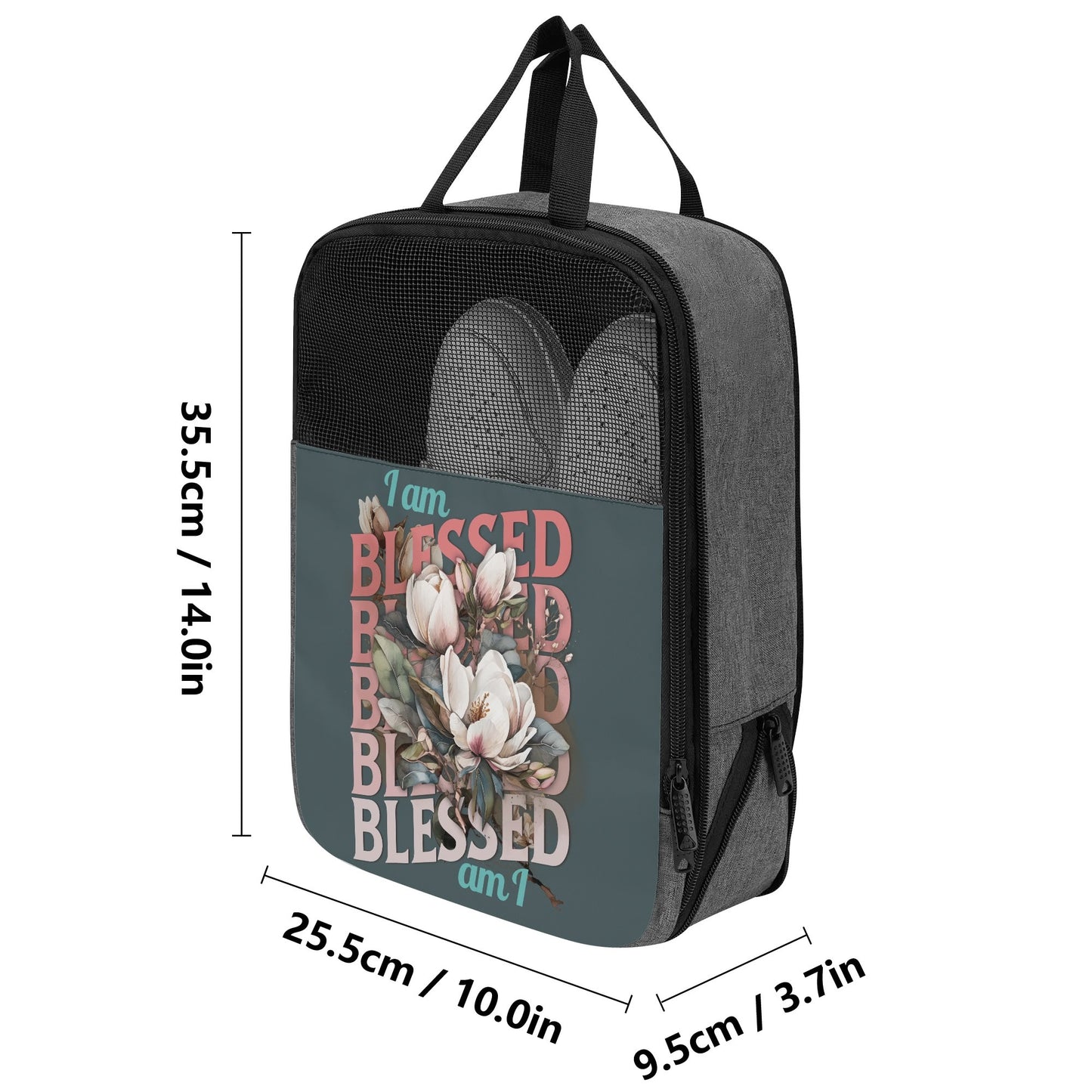 I Am Blessed Am I - Shoe Bag for Storage or Travel