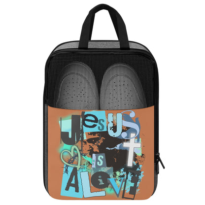 Jesus Is Alive - Shoe Bag for Storage or Travel