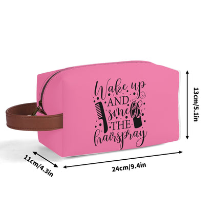 Wake Up and Smell The Hairspray in Popping Colours - Toiletry Bag Perfect For Hair Products