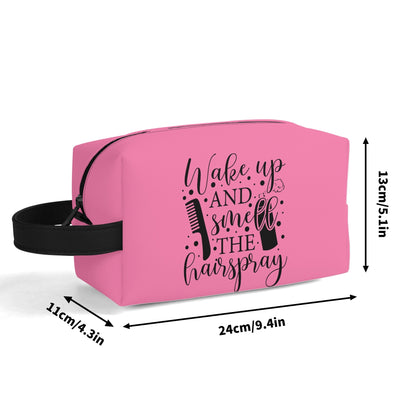 Wake Up and Smell The Hairspray in Popping Colours - Toiletry Bag Perfect For Hair Products