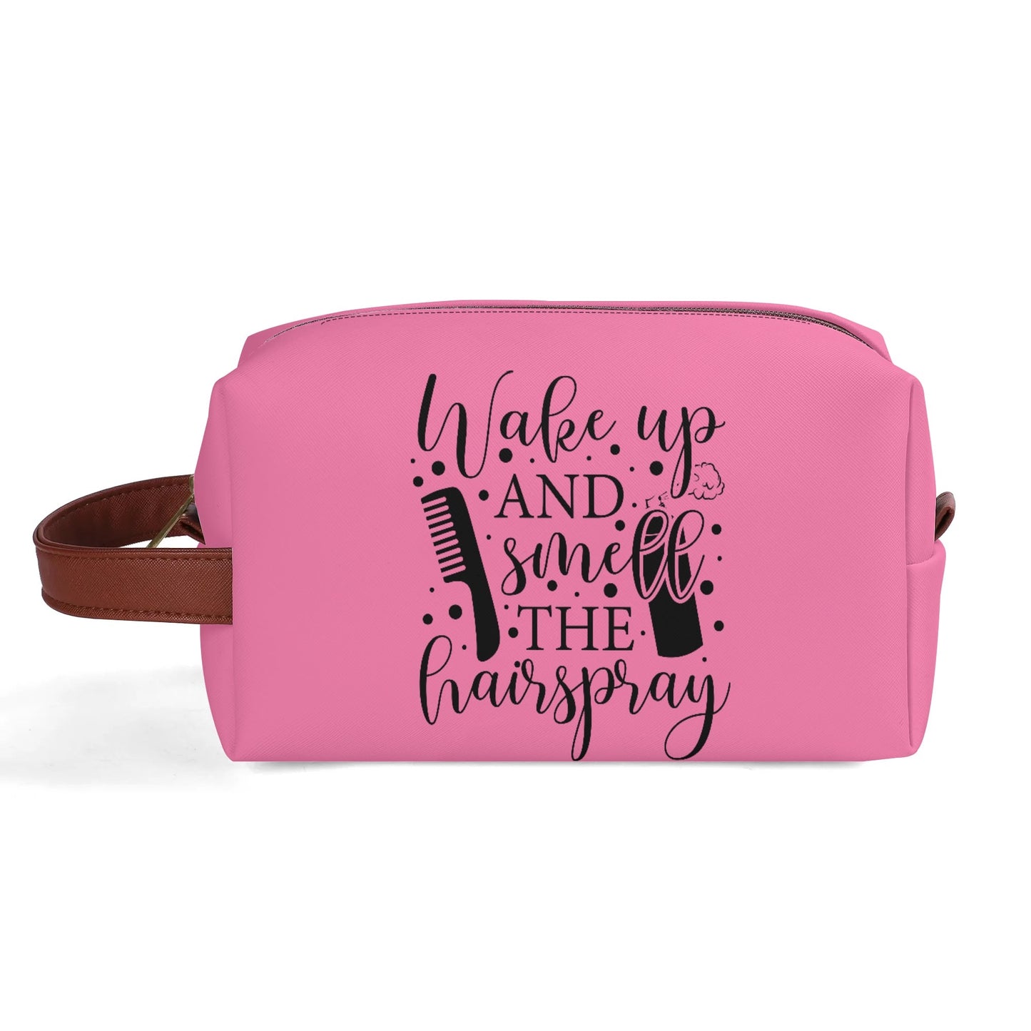 Wake Up and Smell The Hairspray in Popping Colours - Toiletry Bag Perfect For Hair Products