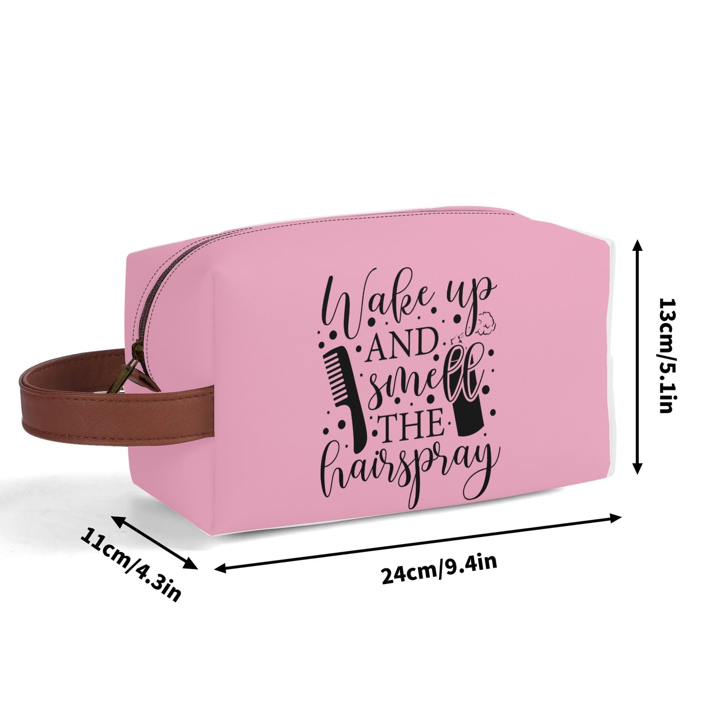 Wake Up and Smell The Hairspray in Pastel Colours - Toiletry Bag Perfect For Hair Products