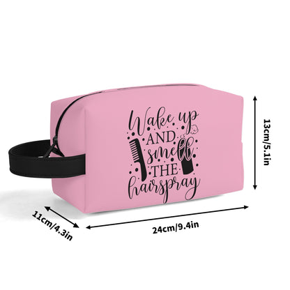 Wake Up and Smell The Hairspray in Pastel Colours - Toiletry Bag Perfect For Hair Products