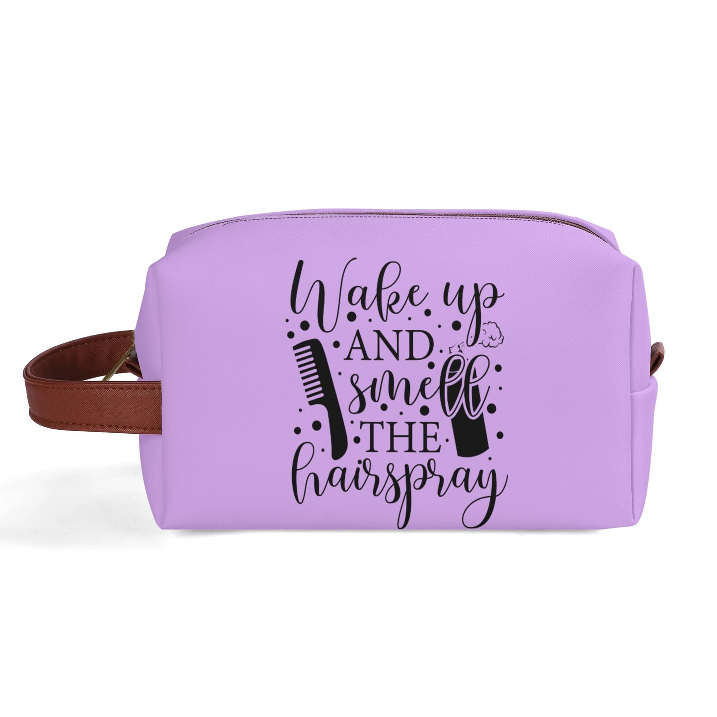 Wake Up and Smell The Hairspray in Pastel Colours - Toiletry Bag Perfect For Hair Products