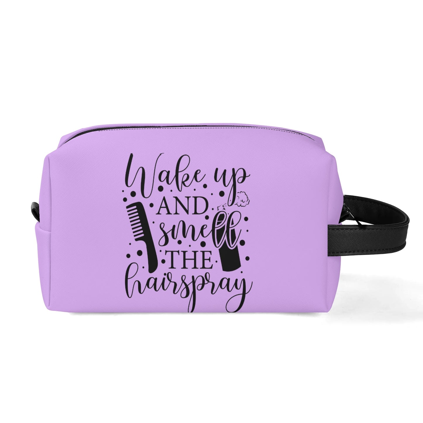 Wake Up and Smell The Hairspray in Pastel Colours - Toiletry Bag Perfect For Hair Products