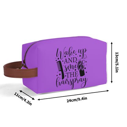 Wake Up and Smell The Hairspray in Popping Colours - Toiletry Bag Perfect For Hair Products