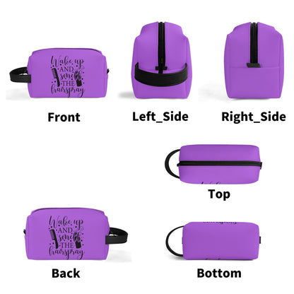 Wake Up and Smell The Hairspray in Popping Colours - Toiletry Bag Perfect For Hair Products