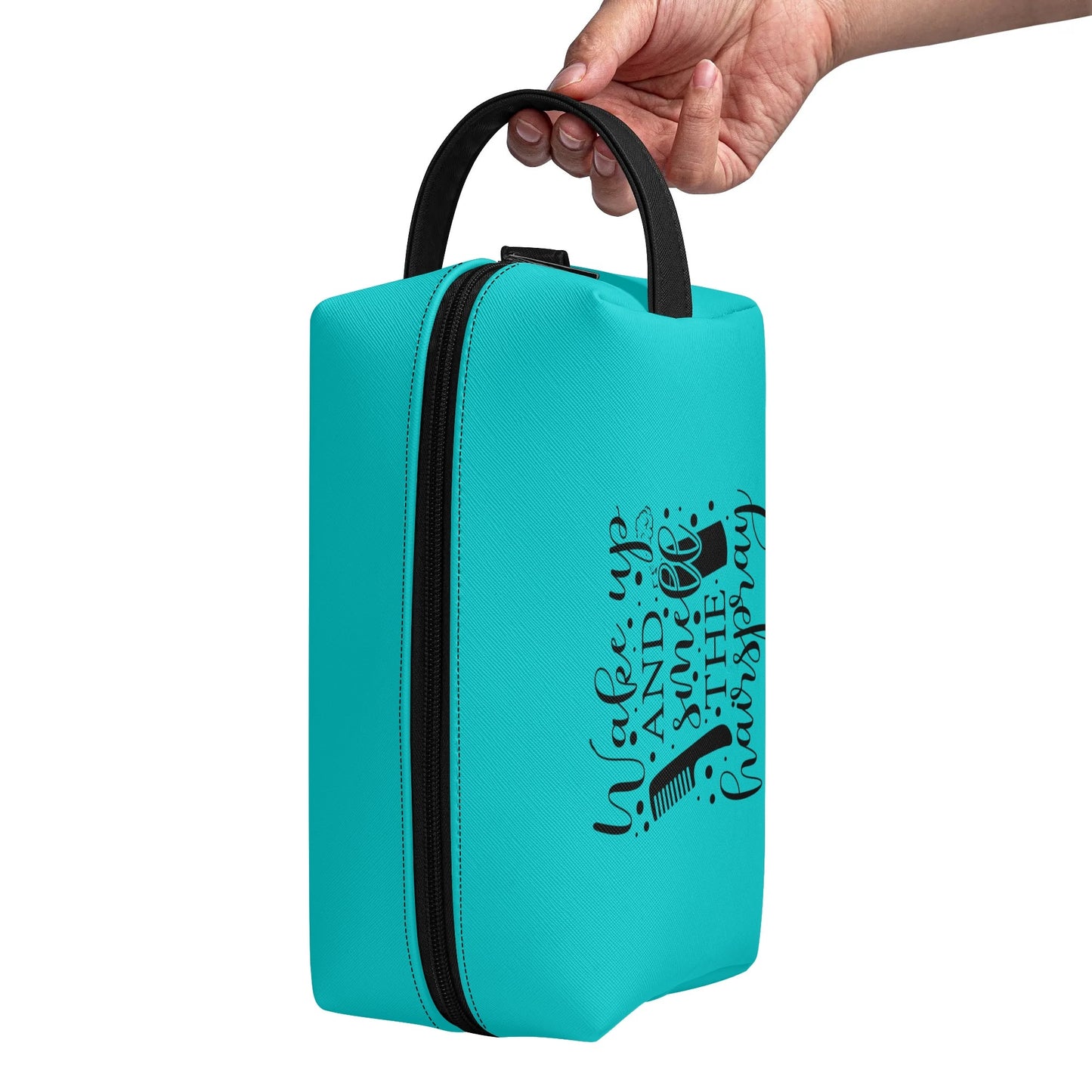 Wake Up and Smell The Hairspray in Popping Colours - Toiletry Bag Perfect For Hair Products