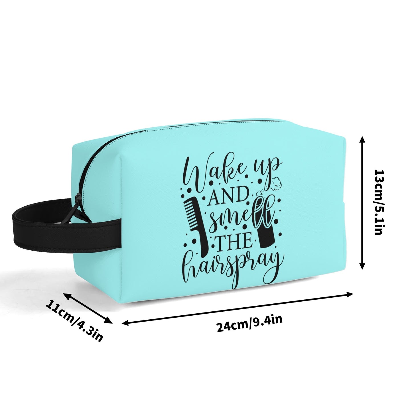 Wake Up and Smell The Hairspray in Pastel Colours - Toiletry Bag Perfect For Hair Products