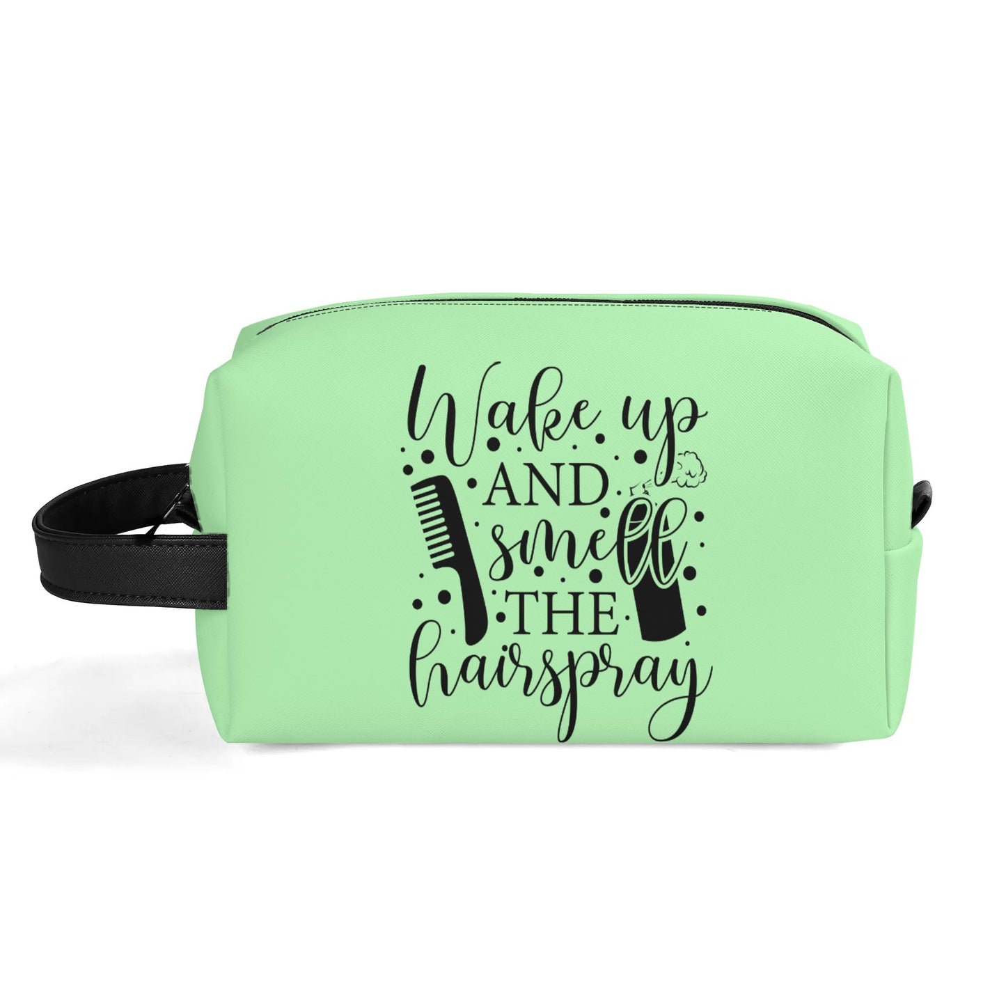 Wake Up and Smell The Hairspray in Pastel Colours - Toiletry Bag Perfect For Hair Products