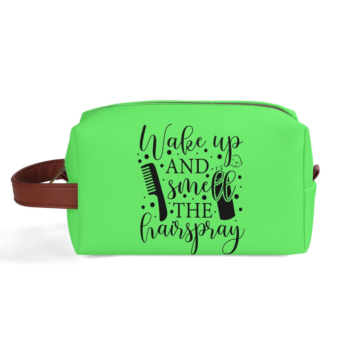 Wake Up and Smell The Hairspray in Popping Colours - Toiletry Bag Perfect For Hair Products