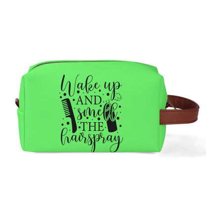 Wake Up and Smell The Hairspray in Popping Colours - Toiletry Bag Perfect For Hair Products