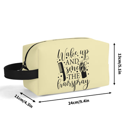 Wake Up and Smell The Hairspray in Pastel Colours - Toiletry Bag Perfect For Hair Products