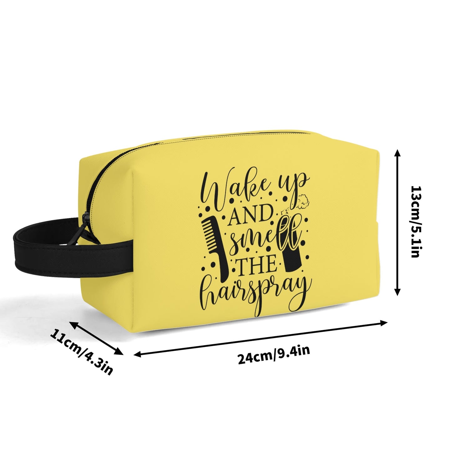 Wake Up and Smell The Hairspray in Popping Colours - Toiletry Bag Perfect For Hair Products