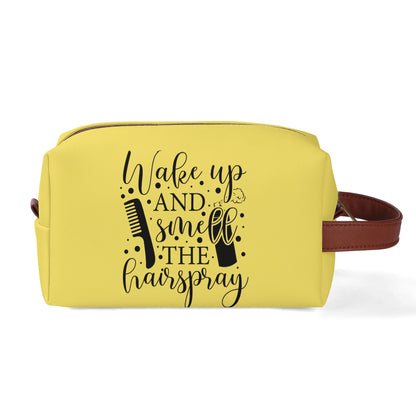 Wake Up and Smell The Hairspray in Popping Colours - Toiletry Bag Perfect For Hair Products