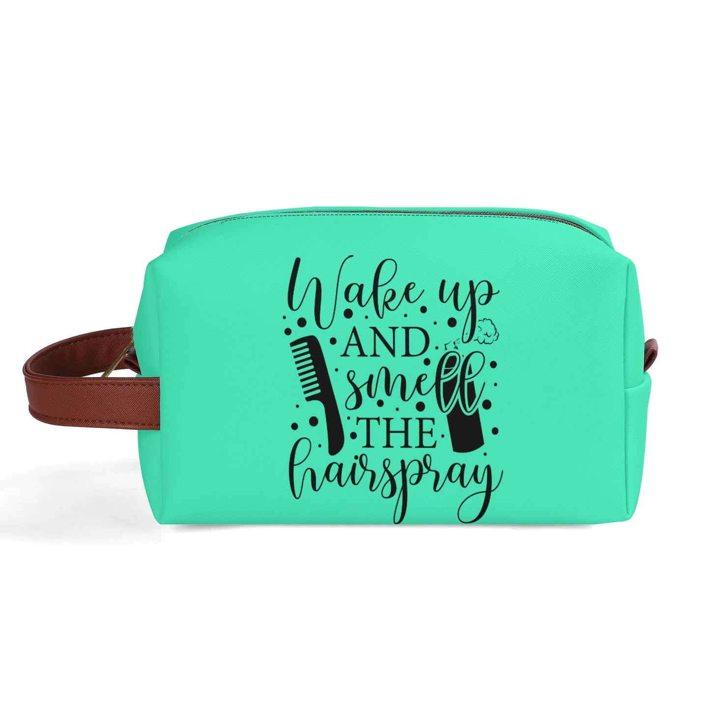 Wake Up and Smell The Hairspray in Popping Colours - Toiletry Bag Perfect For Hair Products