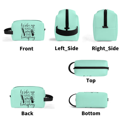 Wake Up and Smell The Hairspray in Pastel Colours - Toiletry Bag Perfect For Hair Products