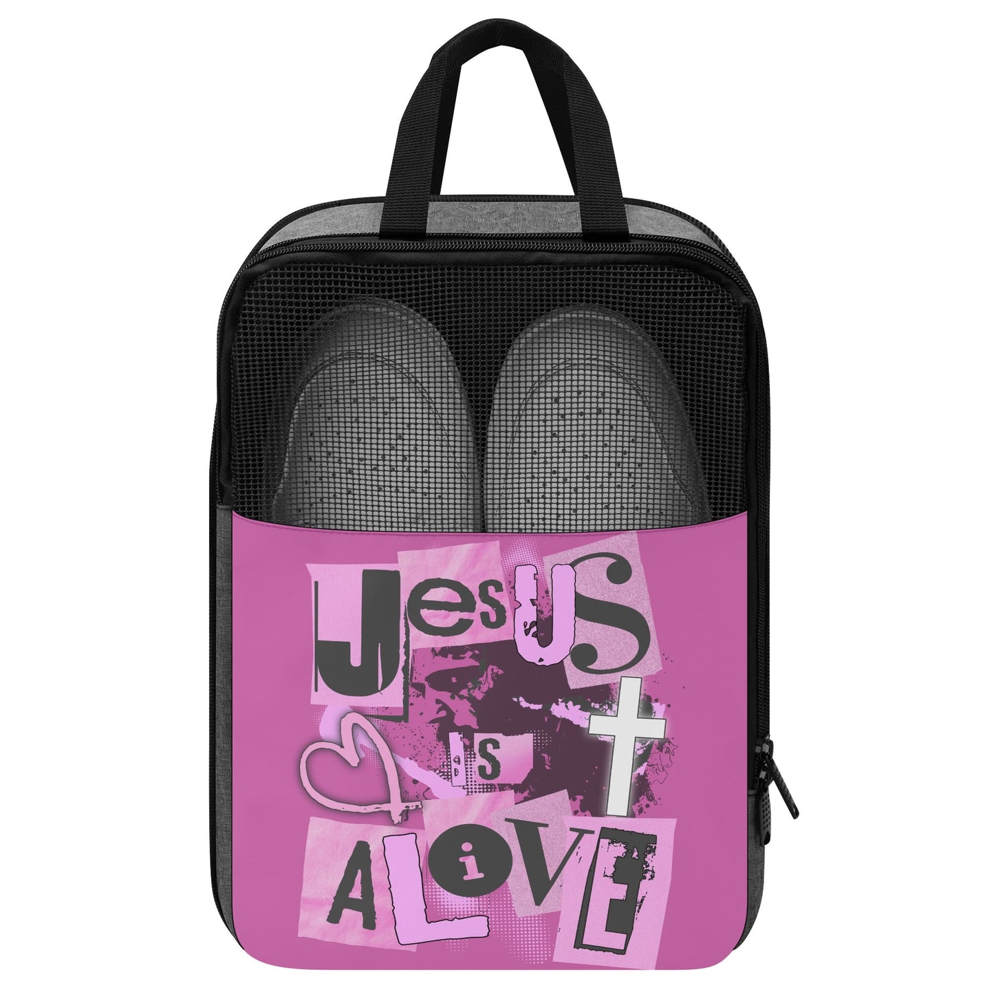 Jesus Is Alive - Shoe Bag for Storage or Travel