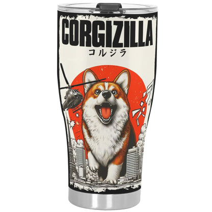 Fun Dog Stainless Steel Tumbler 30oz Printed Cup Gift