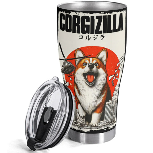 Fun Dog Stainless Steel Tumbler 30oz Printed Cup Gift