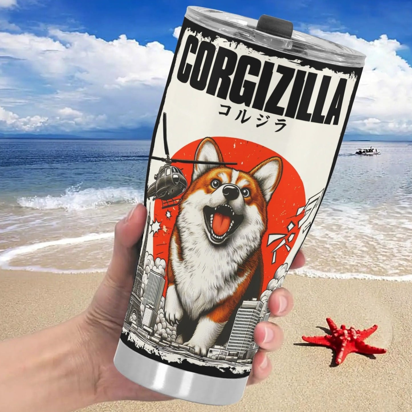 Fun Dog Stainless Steel Tumbler 30oz Printed Cup Gift