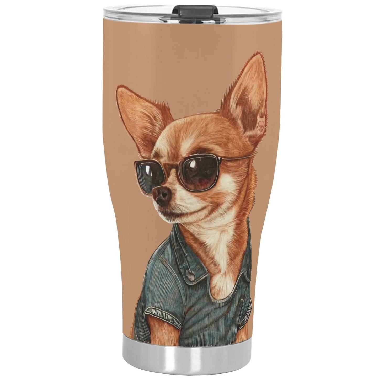 Fun Dog Stainless Steel Tumbler 30oz Printed Cup Gift