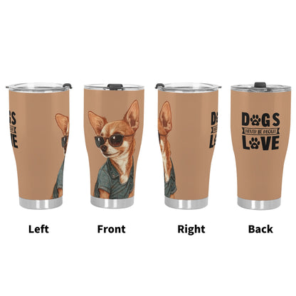 Fun Dog Stainless Steel Tumbler 30oz Printed Cup Gift