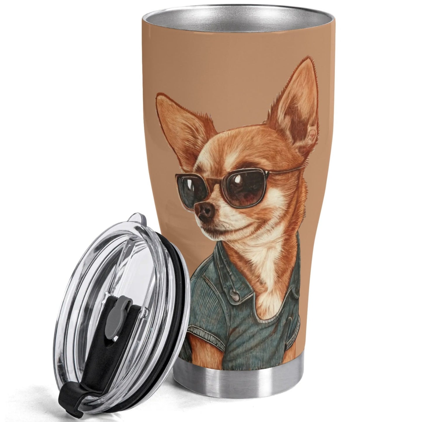 Fun Dog Stainless Steel Tumbler 30oz Printed Cup Gift