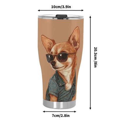 Fun Dog Stainless Steel Tumbler 30oz Printed Cup Gift