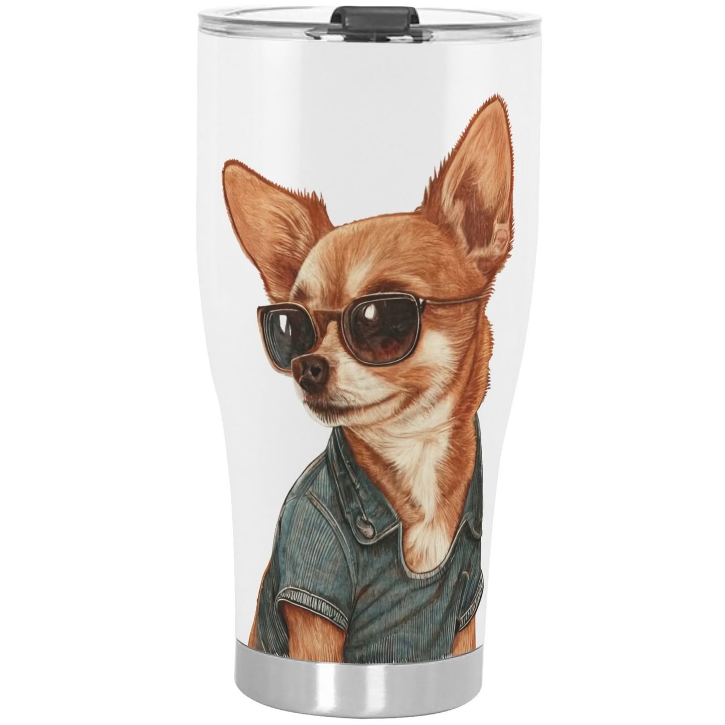 Fun Dog Stainless Steel Tumbler 30oz Printed Cup Gift