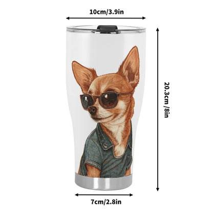 Fun Dog Stainless Steel Tumbler 30oz Printed Cup Gift