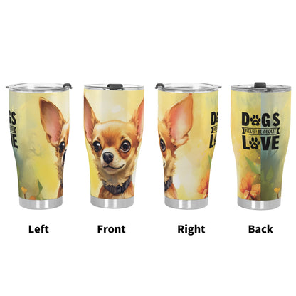 Fun Dog Stainless Steel Tumbler 30oz Printed Cup Gift