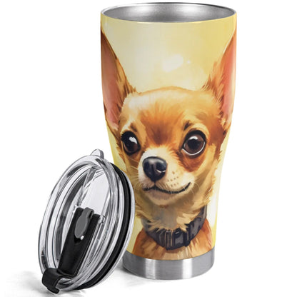 Fun Dog Stainless Steel Tumbler 30oz Printed Cup Gift