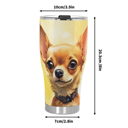 Fun Dog Stainless Steel Tumbler 30oz Printed Cup Gift