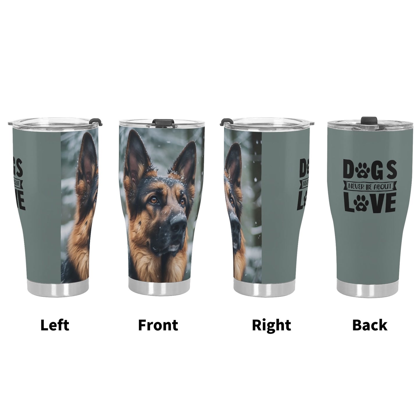 Fun Dog Stainless Steel Tumbler 30oz Printed Cup Gift