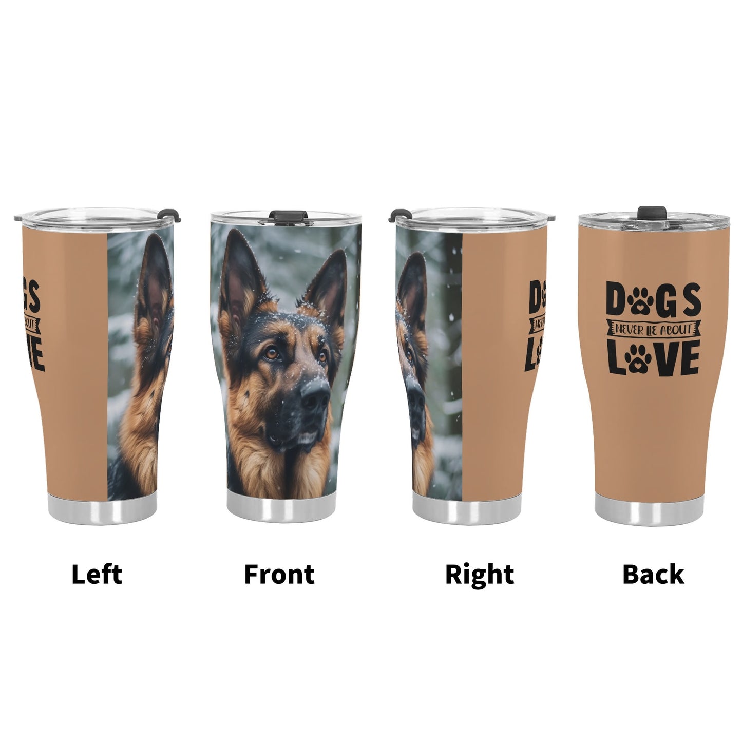 Fun Dog Stainless Steel Tumbler 30oz Printed Cup Gift