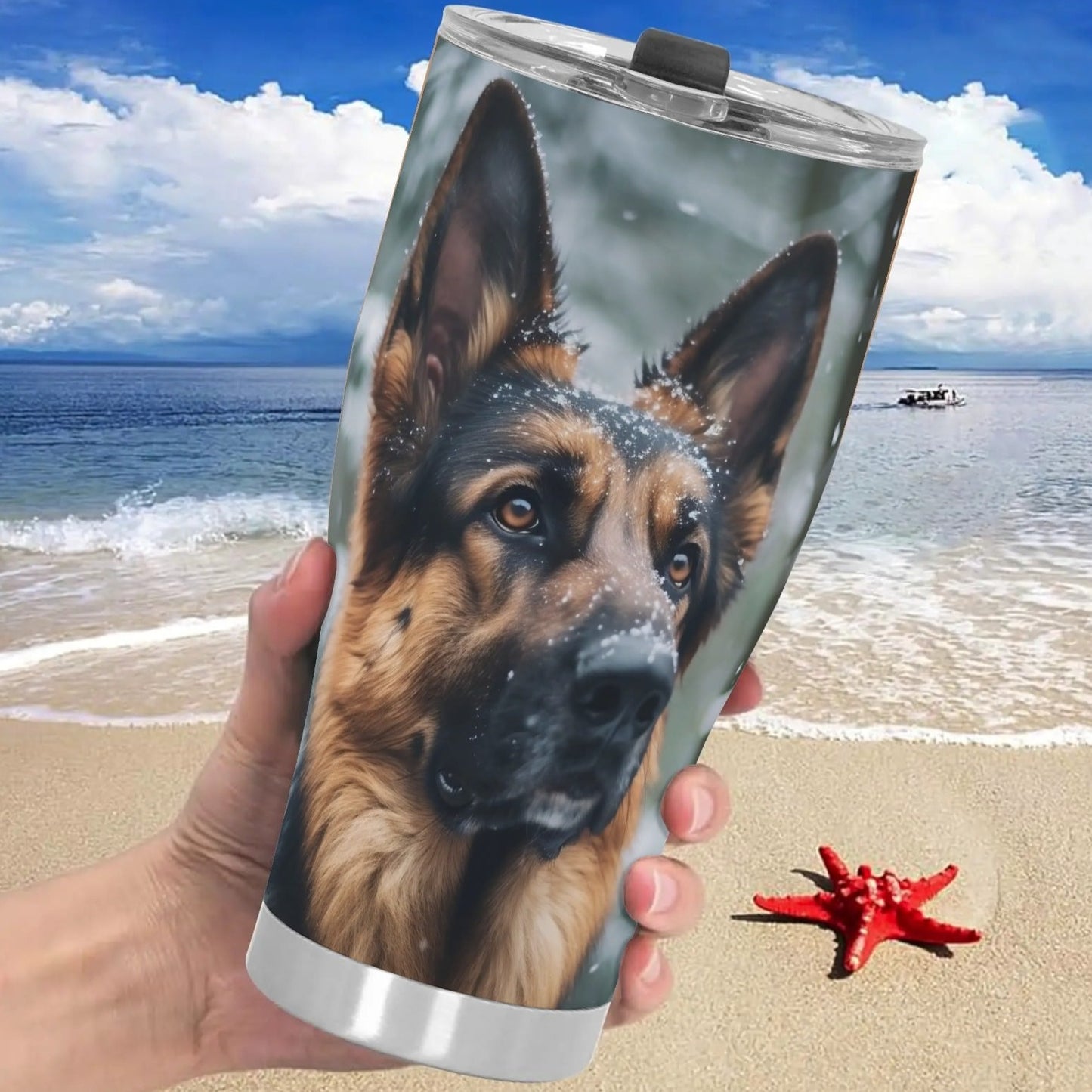 Fun Dog Stainless Steel Tumbler 30oz Printed Cup Gift