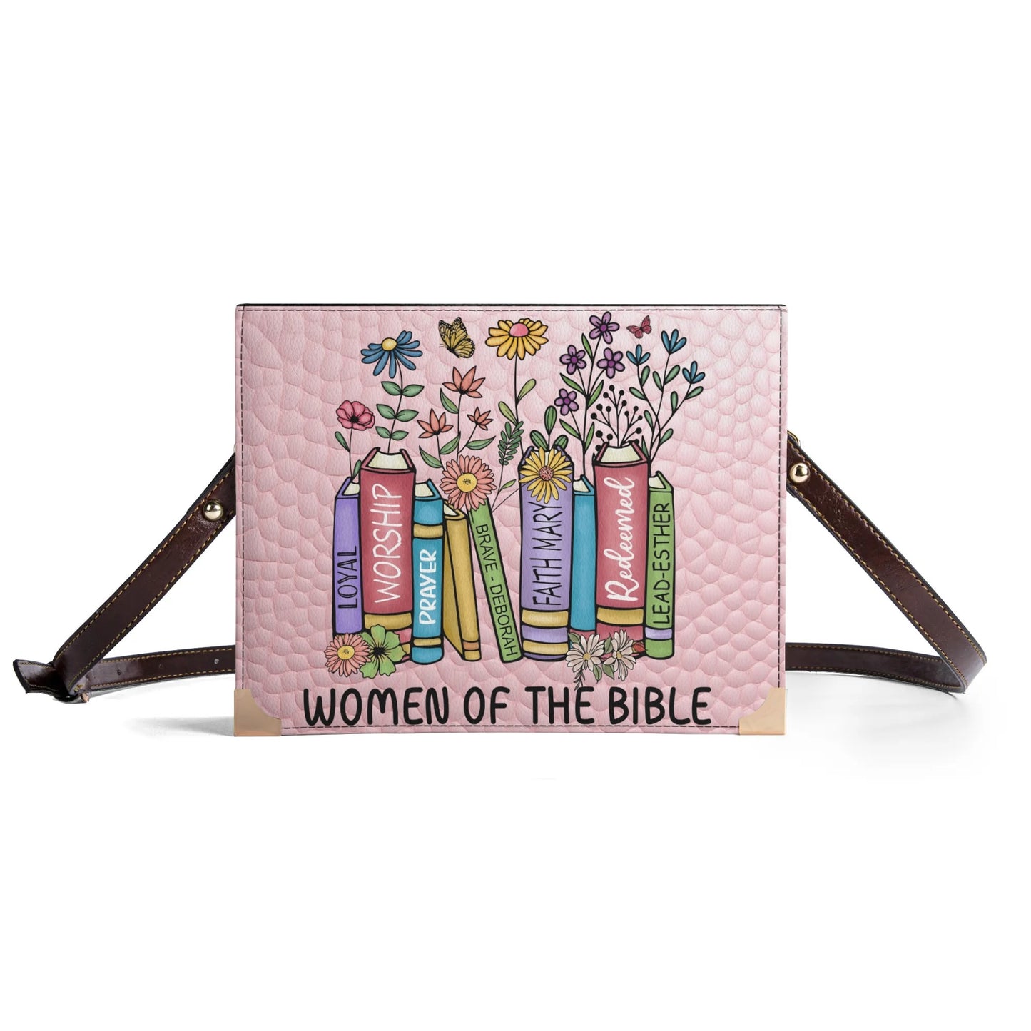 Christian Handbag Book/Bible Covers Crossbody Bags for Literary Lovers - Assortment