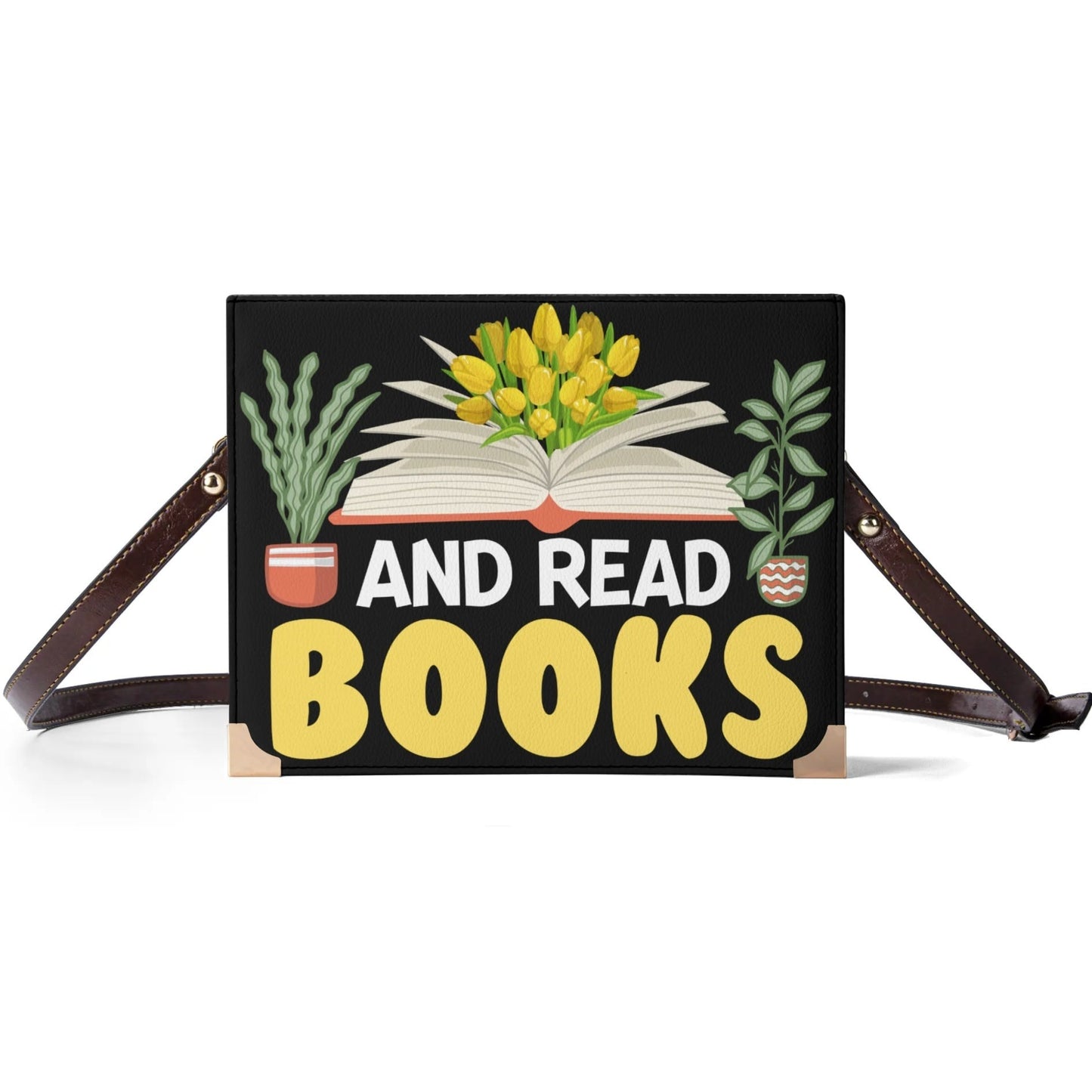 Gardening Book Lover Handbag Book Cover Crossbody Bag for Literary Lovers