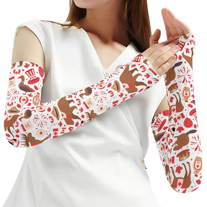 National Love - Cooling Arm Sleeves Arm Cover for UV Sun Protection Gifts