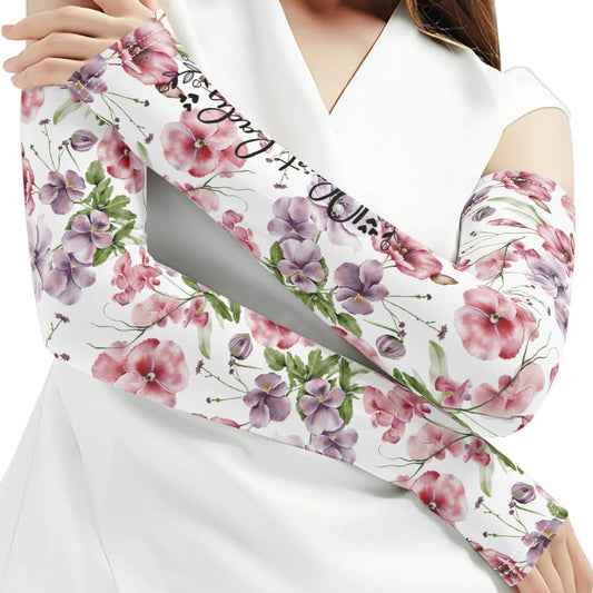 Flower Garden - Cooling Arm Sleeves Arm Cover for UV Sun Protection Gifts