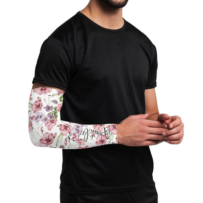 Flower Garden - Cooling Arm Sleeves Arm Cover for UV Sun Protection Gifts