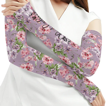 Flower Garden - Cooling Arm Sleeves Arm Cover for UV Sun Protection Gifts