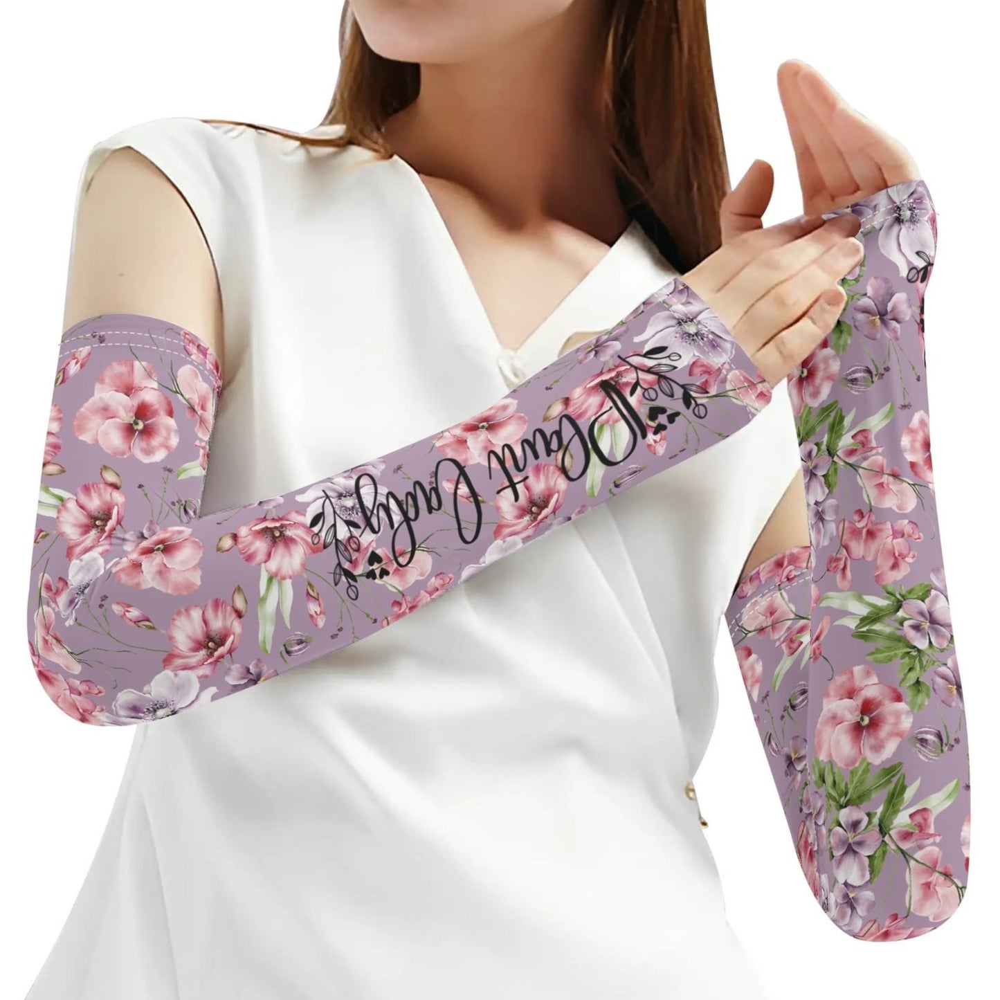 Flower Garden - Cooling Arm Sleeves Arm Cover for UV Sun Protection Gifts