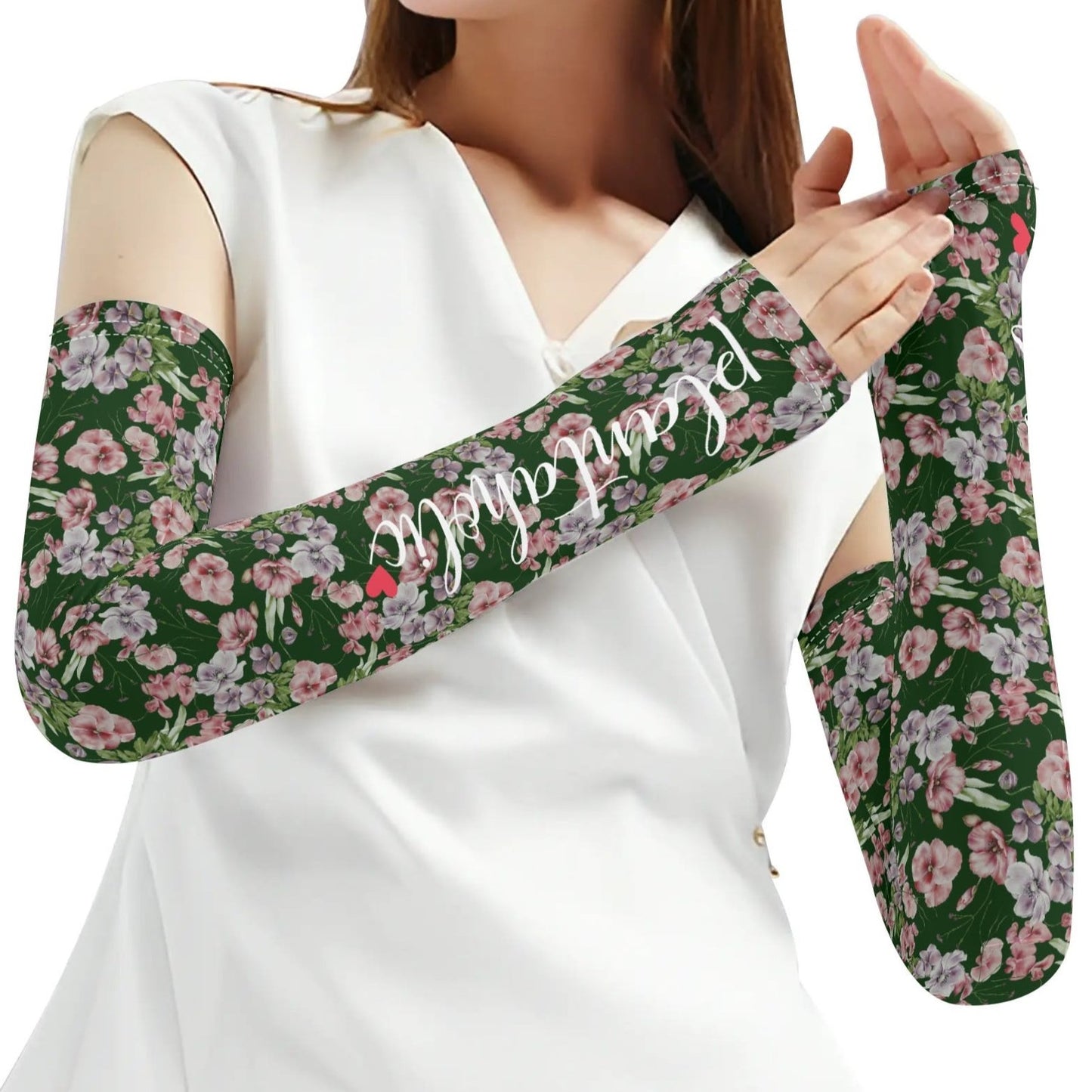 Plantaholic Flower Garden - Cooling Arm Sleeves Arm Cover for UV Sun Protection Gifts