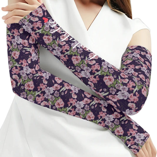 Plantaholic Flower Garden - Cooling Arm Sleeves Arm Cover for UV Sun Protection Gifts