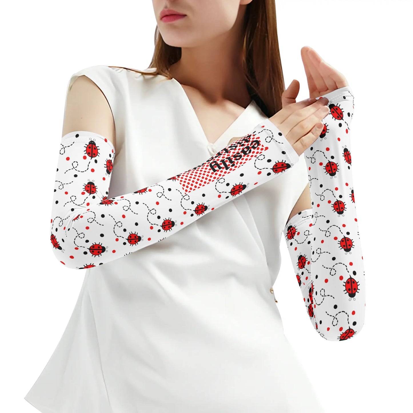 Easily Distracted By Plants - Cooling Arm Sleeves Arm Cover for UV Sun Protection Gifts