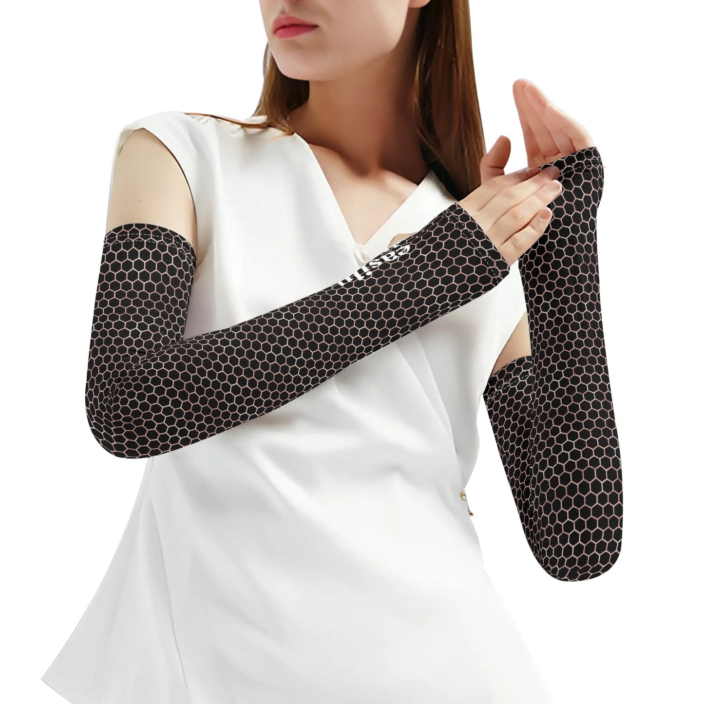 Easily Distracted By Plants - Cooling Arm Sleeves Arm Cover for UV Sun Protection Gifts